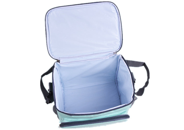 Set Geanta de Umar Termoizolanta pentru Alimente si Bauturi + Ventilator Portabil De Gat Fara Palete cu 5 Viteze