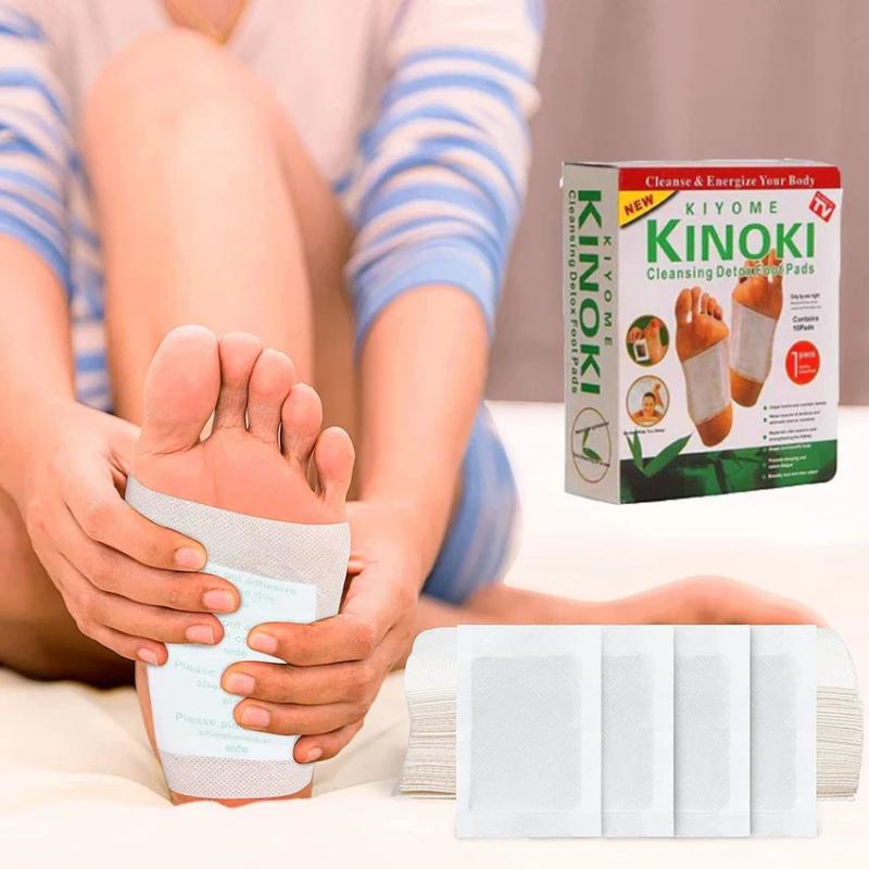 Set 40 x Kinoki Detox pentru Talpi, Utilizare pe Timpul Noptii, Aplicare Usoara, Pentru Ingrijirea Talpilor