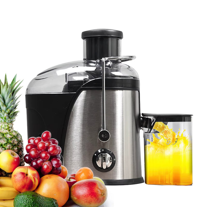 Storcator Fructe si Legume SONYMAX SN-1059, 1400W, 2 Trepte Viteza, Sistem Anti-Picurare, Recipient Pulpa, Inox, Silentios BAS