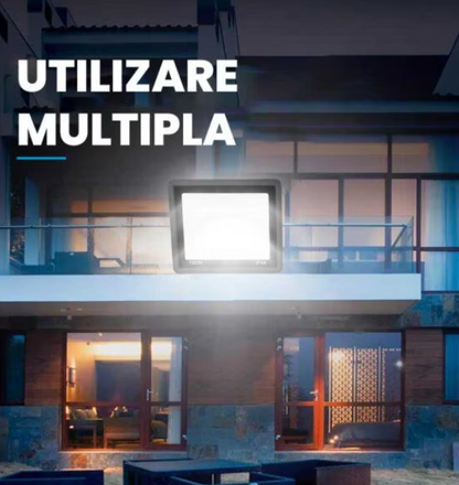 Proiector LED SMD 500W pentru Exterior, Protectie IP66, Lumina Alb Neutru 4000K, Alimentare 220V si Carcasa Rezistenta din Aluminiu