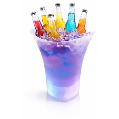 Frapiera cu Boxa Bluetooth si LED Multicolor 5L – Galeata pentru Bauturi Reci, Decor Luminos pentru Petreceri