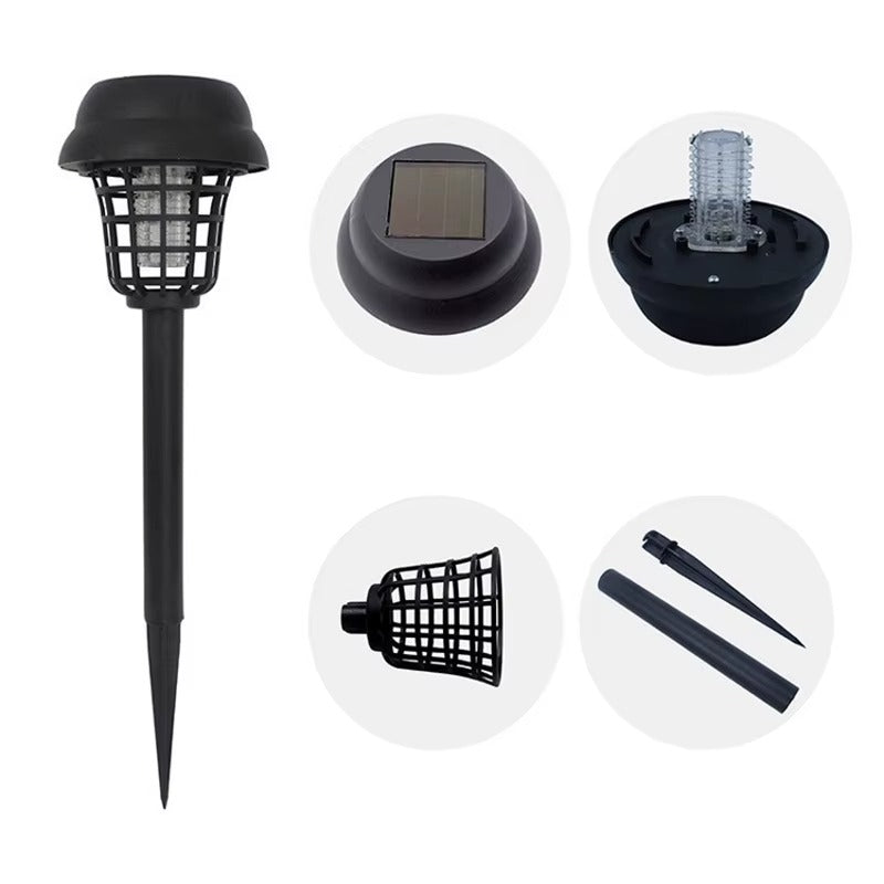 Set 4 x Lampa Solara Anti Tantari LED, Protectie UV Eficienta, Autonomie 8-12h, Design Modern Exterior Interior