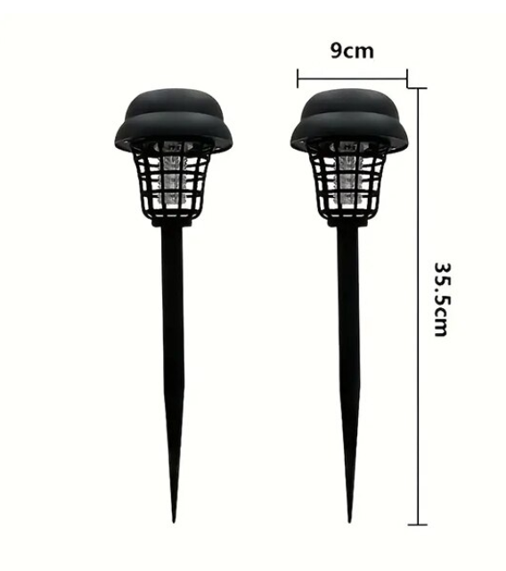 Set 4 x Lampa Solara Anti Tantari LED, Protectie UV Eficienta, Autonomie 8-12h, Design Modern Exterior Interior