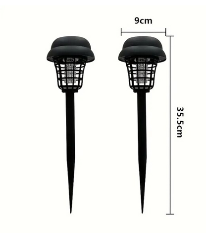 Set 4 x Lampa Solara Anti Tantari LED, Protectie UV Eficienta, Autonomie 8-12h, Design Modern Exterior Interior