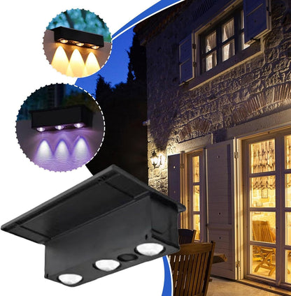 Set 4 x Lampi Solare Gard 6 Culori, Iluminare Automata, Rezistente La Apa