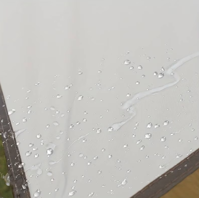 Cort Umbrar 3x3m Impermeabil Cu Protectie UV UPF50+, 2 Stalpi Metalici, Gri