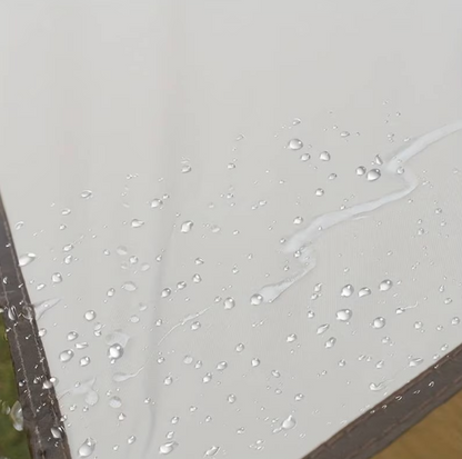Cort Umbrar 3x3m Impermeabil Cu Protectie UV UPF50+, 2 Stalpi Metalici, Gri
