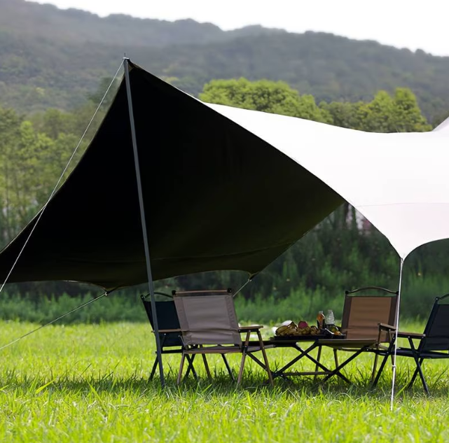 Cort Umbrar 3x3m Impermeabil Cu Protectie UV UPF50+, 2 Stalpi Metalici, Gri