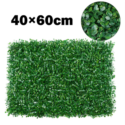 Set 5 x Panouri Decorative Verzi din Plante Artificiale 40x60 cm Cu Protectie UV, Rezistente La Intemperii