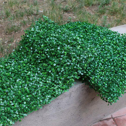 Set 10 x Panouri Decorative Verzi din Plante Artificiale 40x60 cm Cu Protectie UV, Rezistente La Intemperii