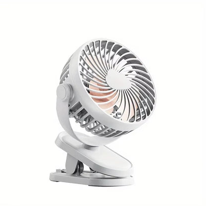 Set Mini Ventilator LI Silentios cu Clema si 3 Trepte de Viteza + Piscina Copii Gonflabila cu 3 Inele, 86x25 cm