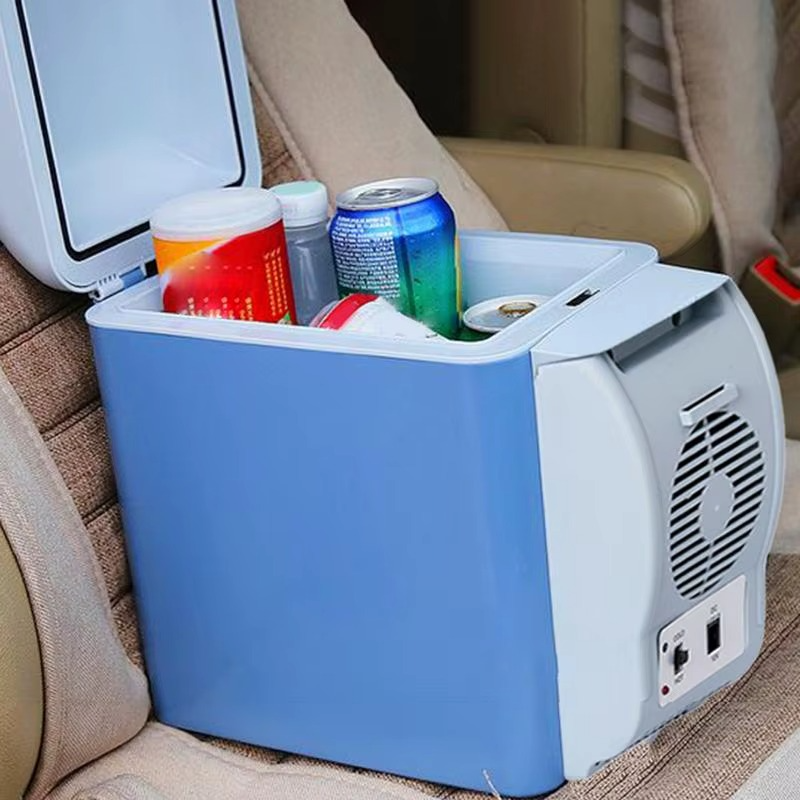 Set Frigider Auto Portabil cu Functie de Racire si Incalzire + Boxa Portabila Bluetooth GTS 1360 cu LED RGB, radio FM si USB