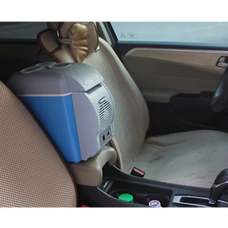 Set Frigider Auto Portabil cu Functie de Racire si Incalzire + Boxa Portabila Bluetooth GTS 1360 cu LED RGB, radio FM si USB