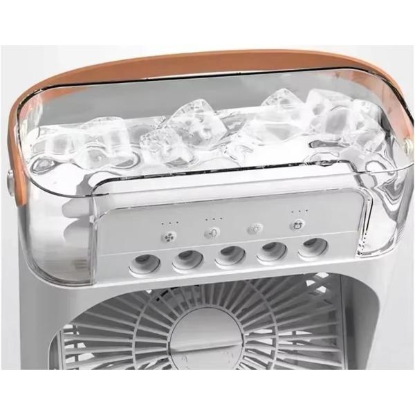 Set Cort pentru Camping cu Plasa pentru Insecte 200 x 120 x 110 cm + Ventilator cu Apa și Umidificator 3 in 1 + Boxa Portabila Bluetooth GTS 1360 cu LED RGB