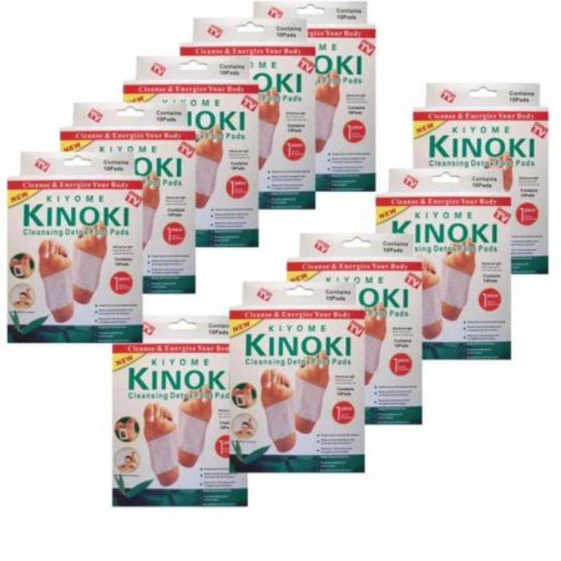 Set 40 x Kinoki Detox pentru Talpi, Utilizare pe Timpul Noptii, Aplicare Usoara, Pentru Ingrijirea Talpilor