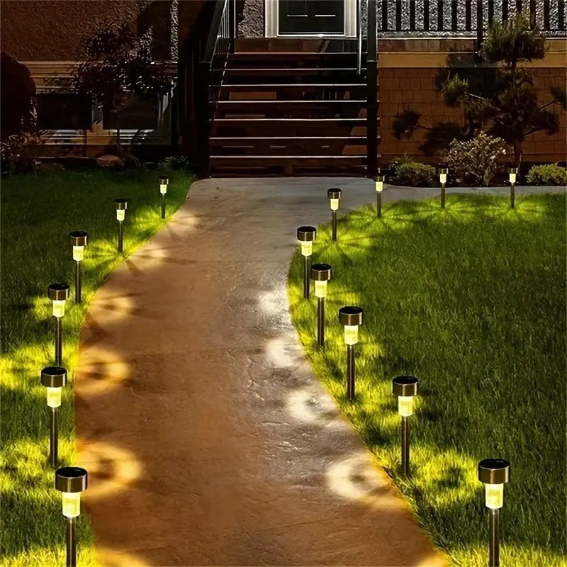 Set 20 x lampa solara LED gradina tip Tarus– iluminat Exterior Solar, Rezistenta la Apa, Lumina Automata, Decor Curte, Gazon, Terasa