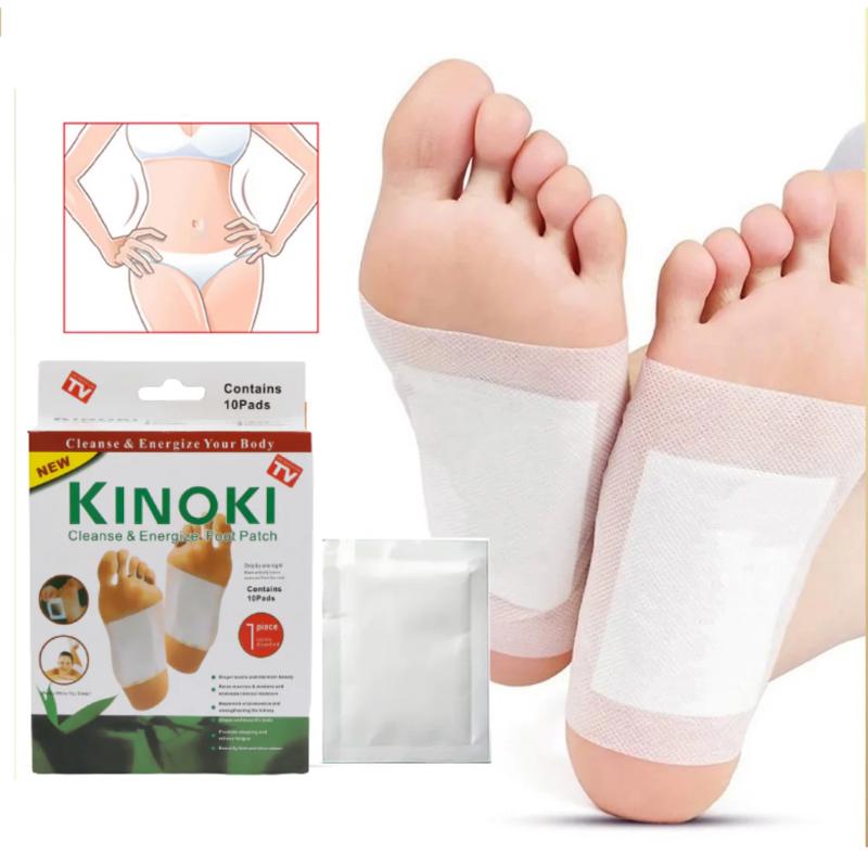 Set 40 x Kinoki Detox pentru Talpi, Utilizare pe Timpul Noptii, Aplicare Usoara, Pentru Ingrijirea Talpilor