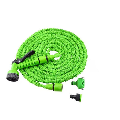 Set 1+1 Furtun Extensibil Gradina 45 Metri cu Accesoriu Multifunctional de Stropit – Furtun Elastic pentru Udat, Spalat si Irigat